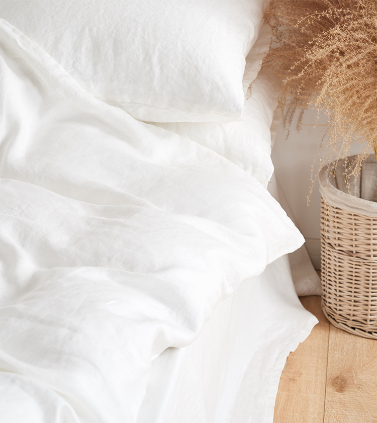 Regression Hemp Duvet cover in Off White