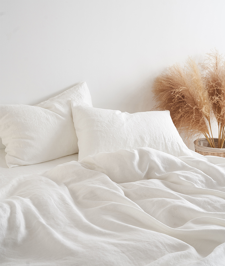 Regression Hemp Duvet cover in Off White
