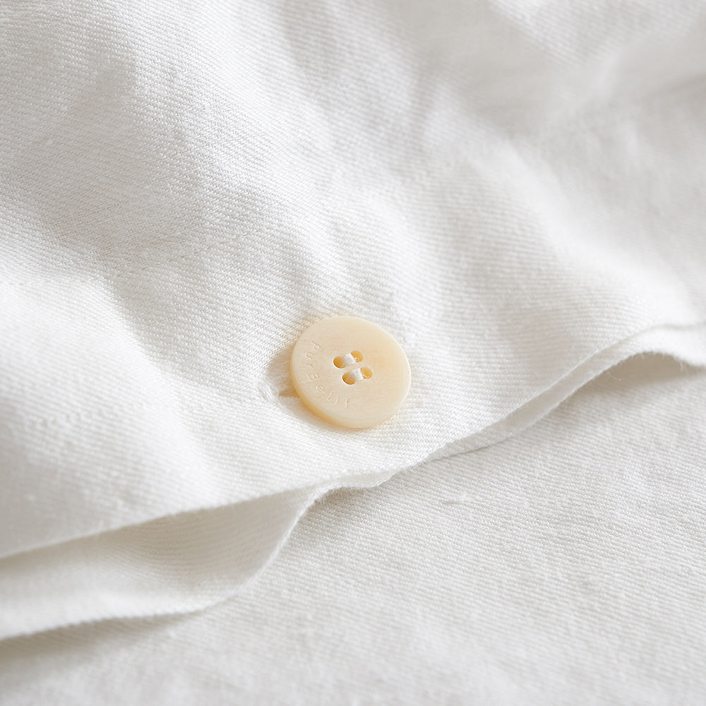 Regression Hemp Bedding Sets White