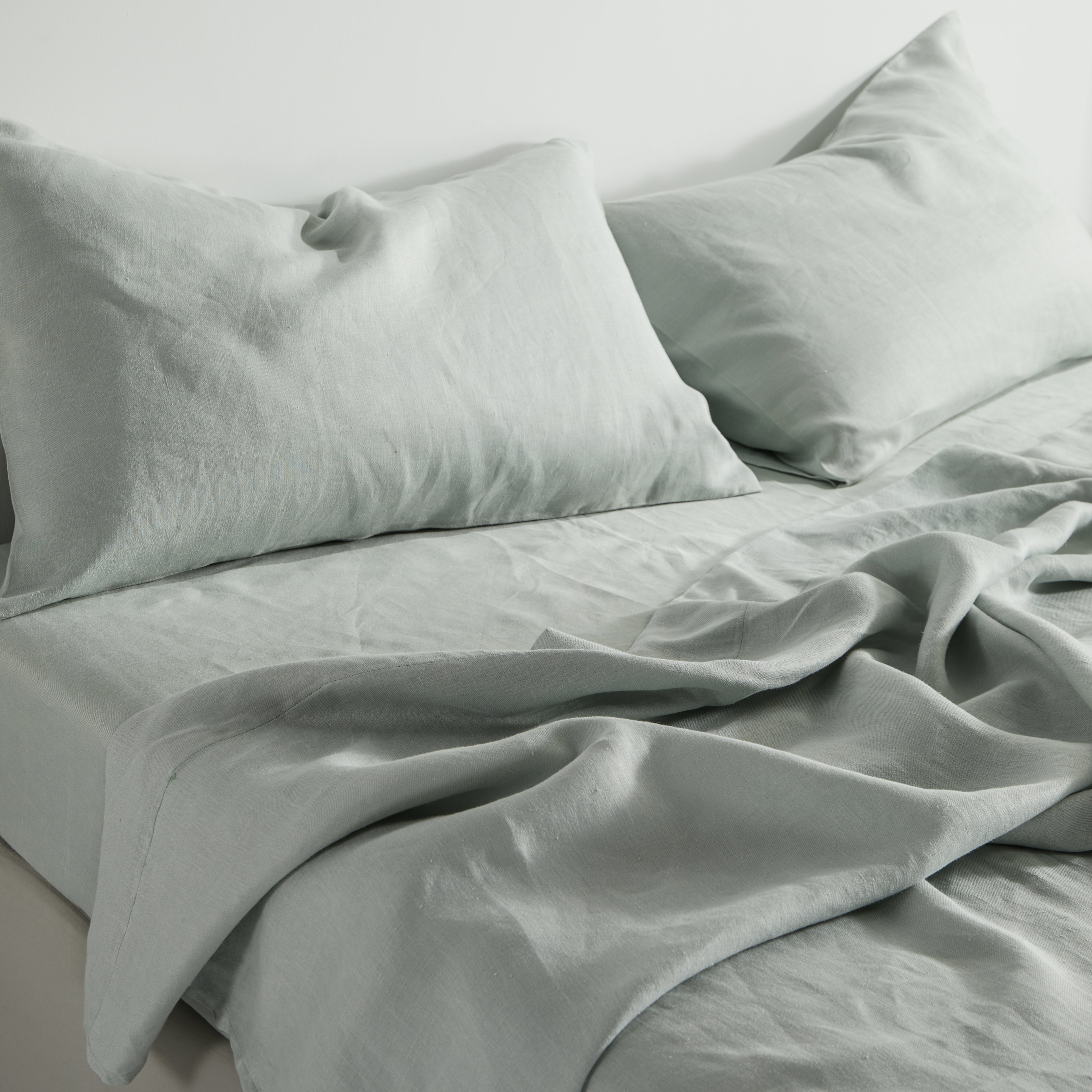 Regression Hemp Bedding Sets Glacier