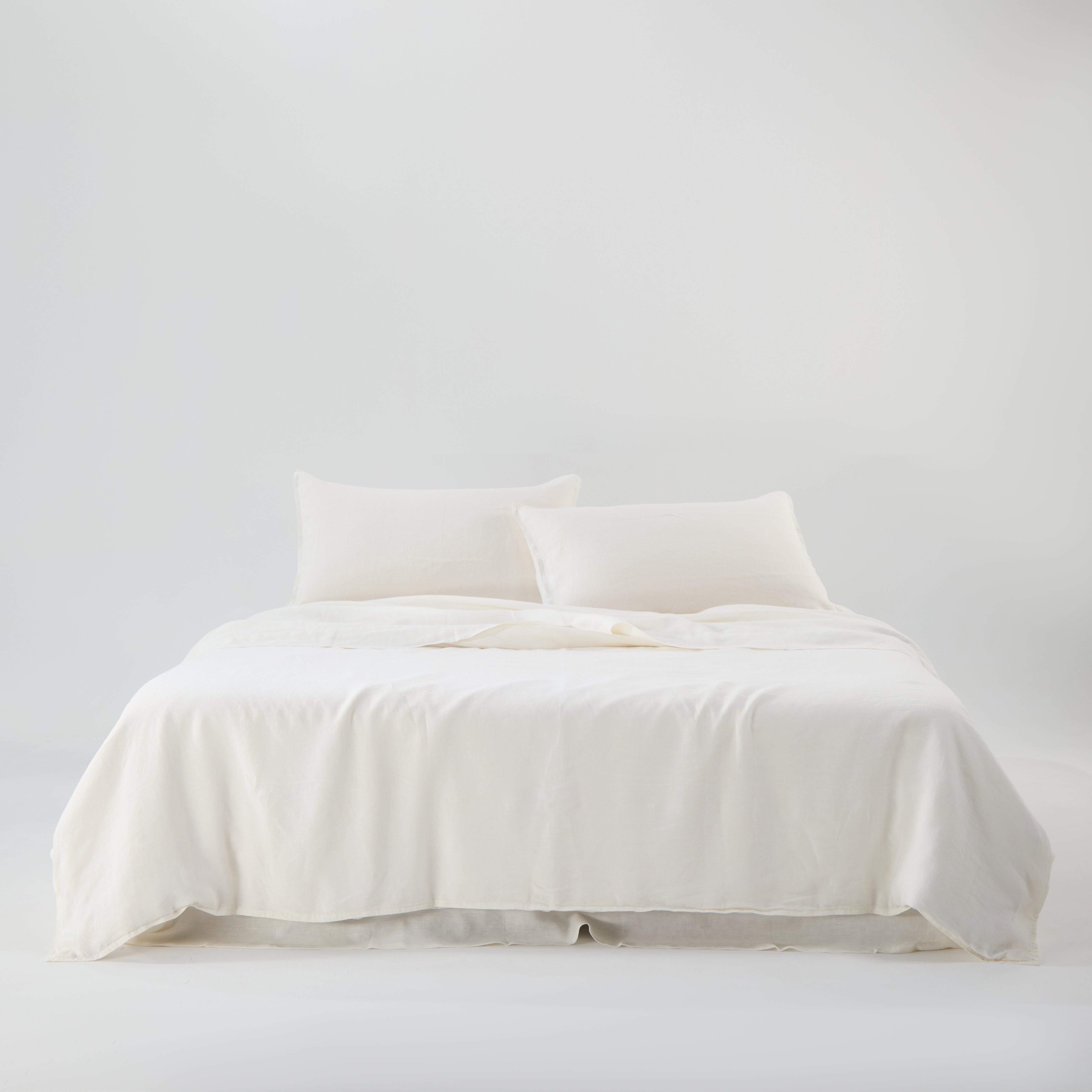 Bart Linen Duvet cover in Off White
