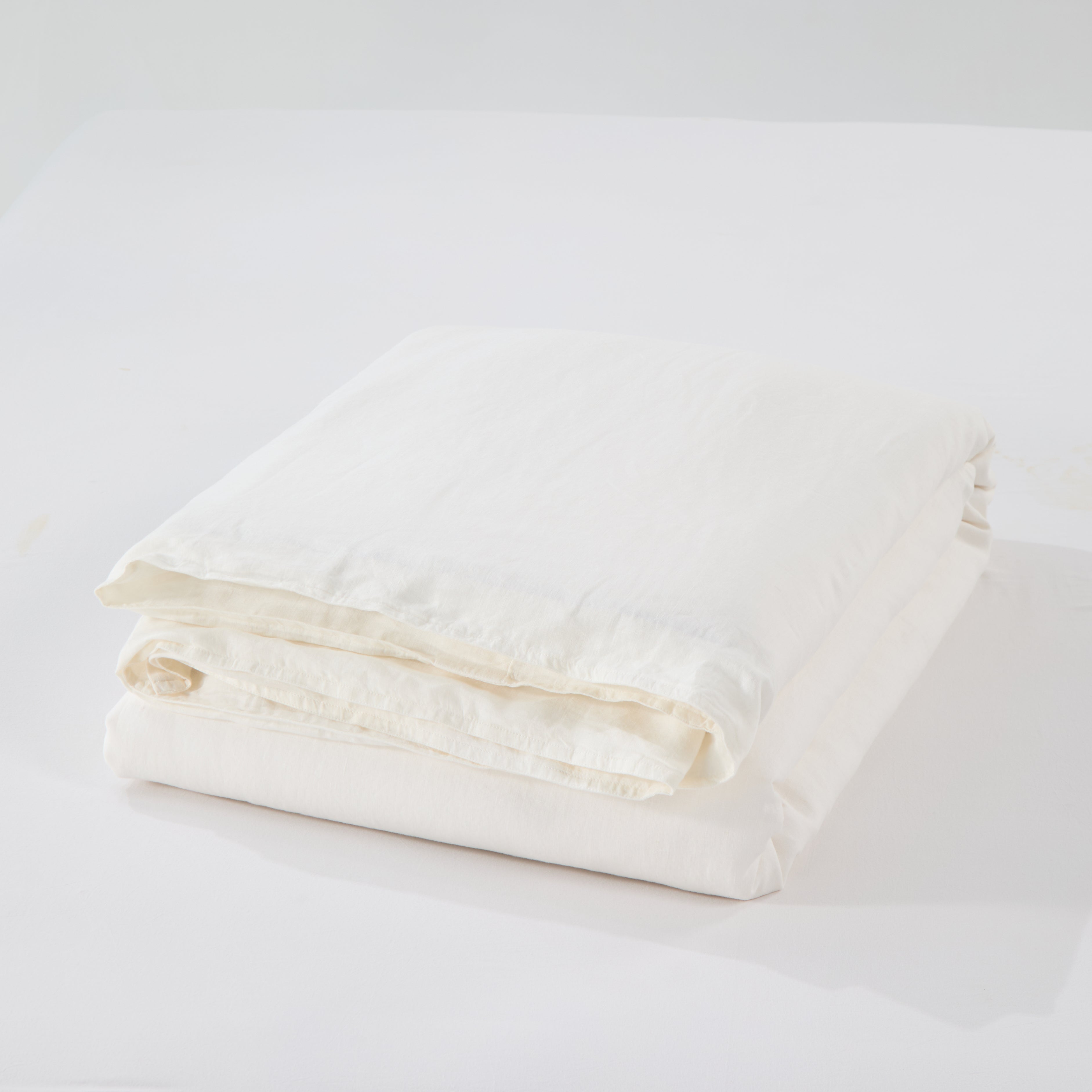 Bart Linen Duvet cover in Off White