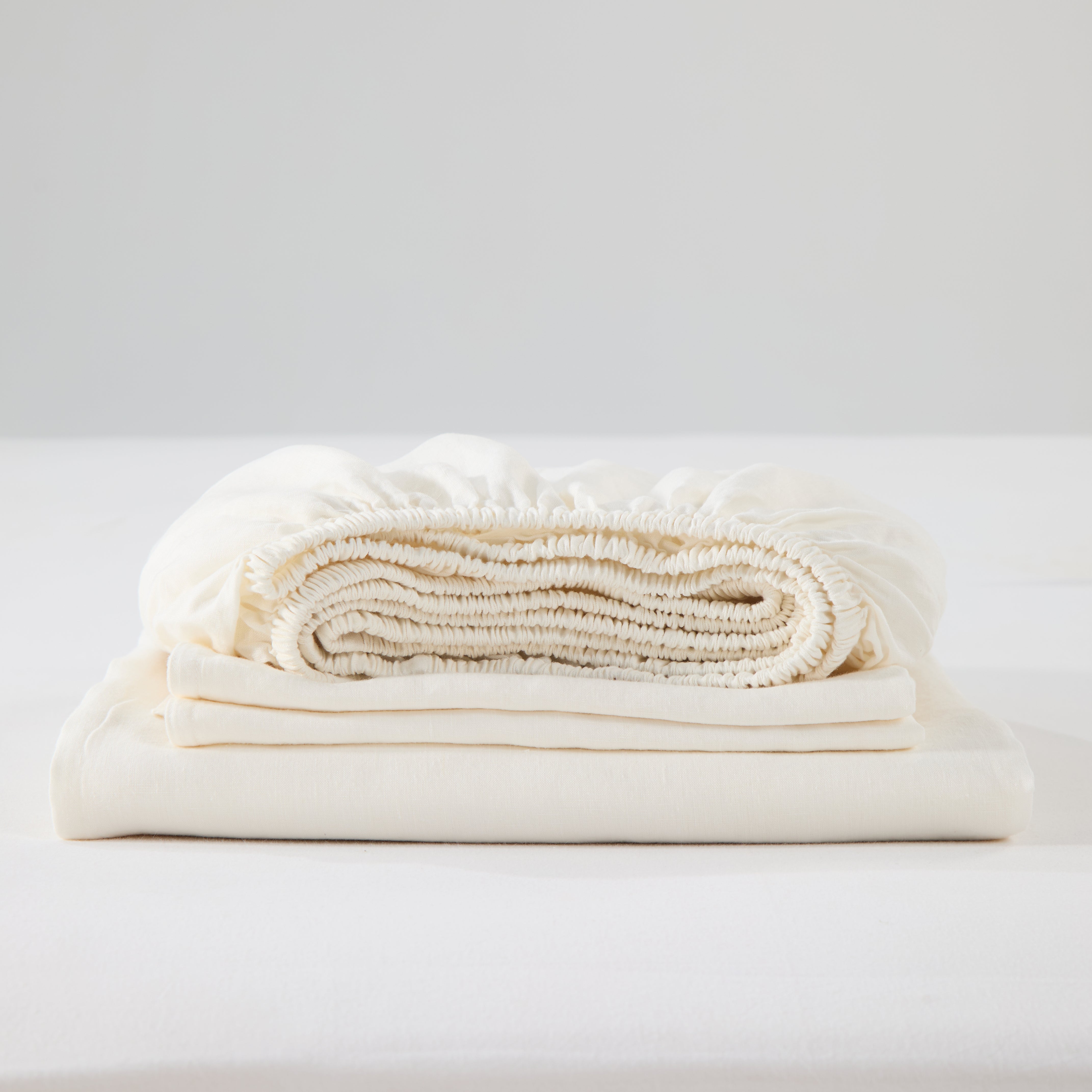 Bart Linen Sheet sets in Off White