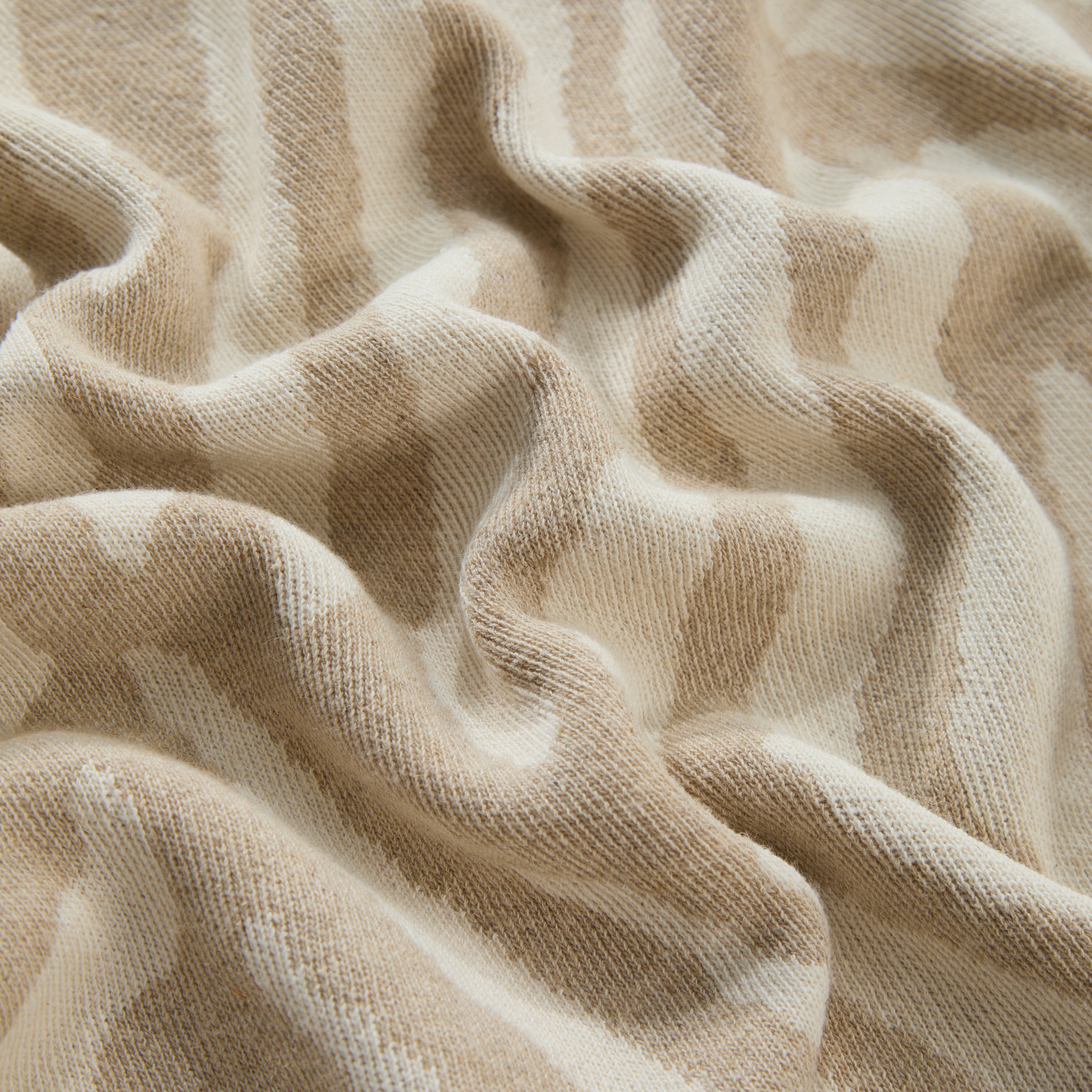 Gaia Hemp Throw in Fossil