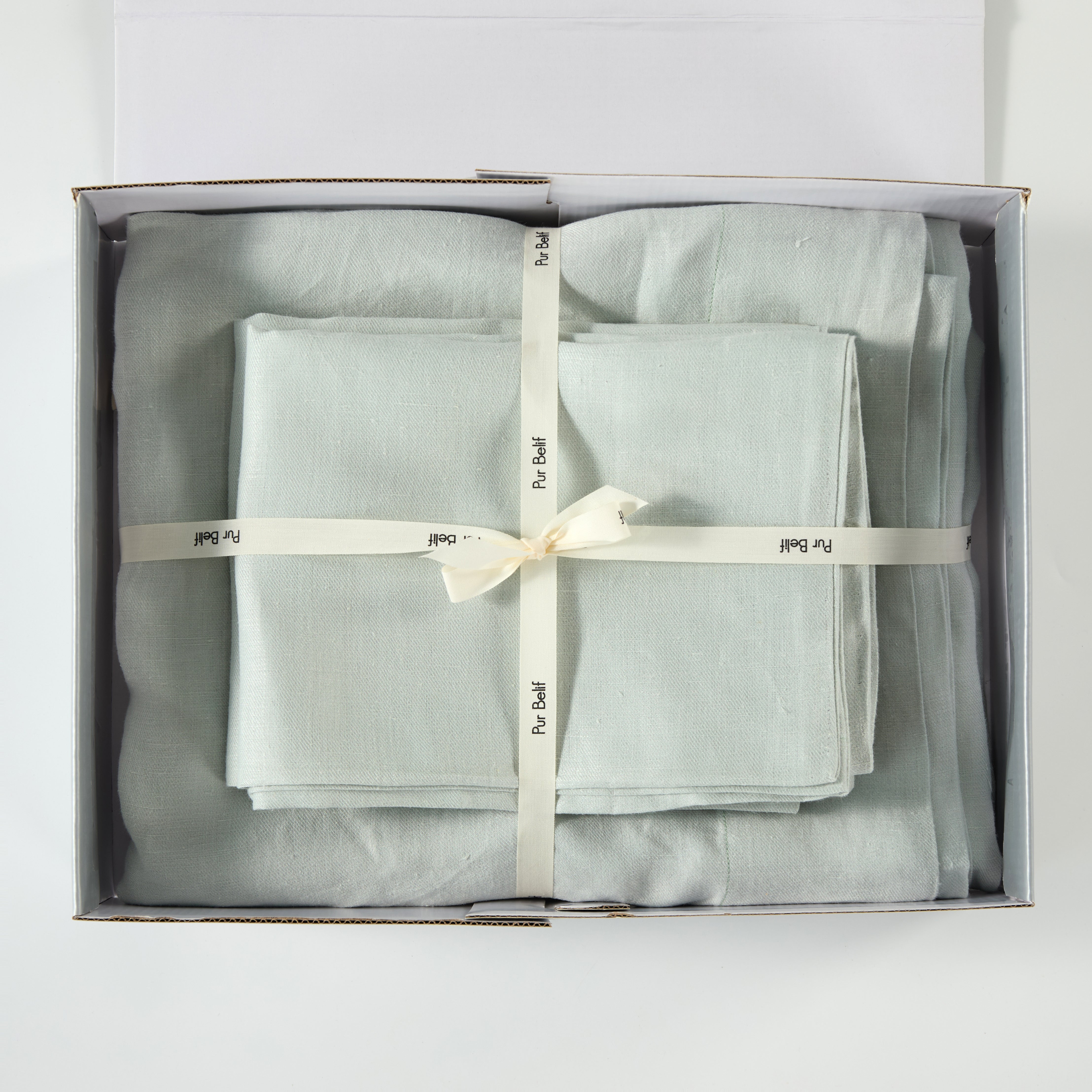 Regression Hemp Bedding Sets Glacier