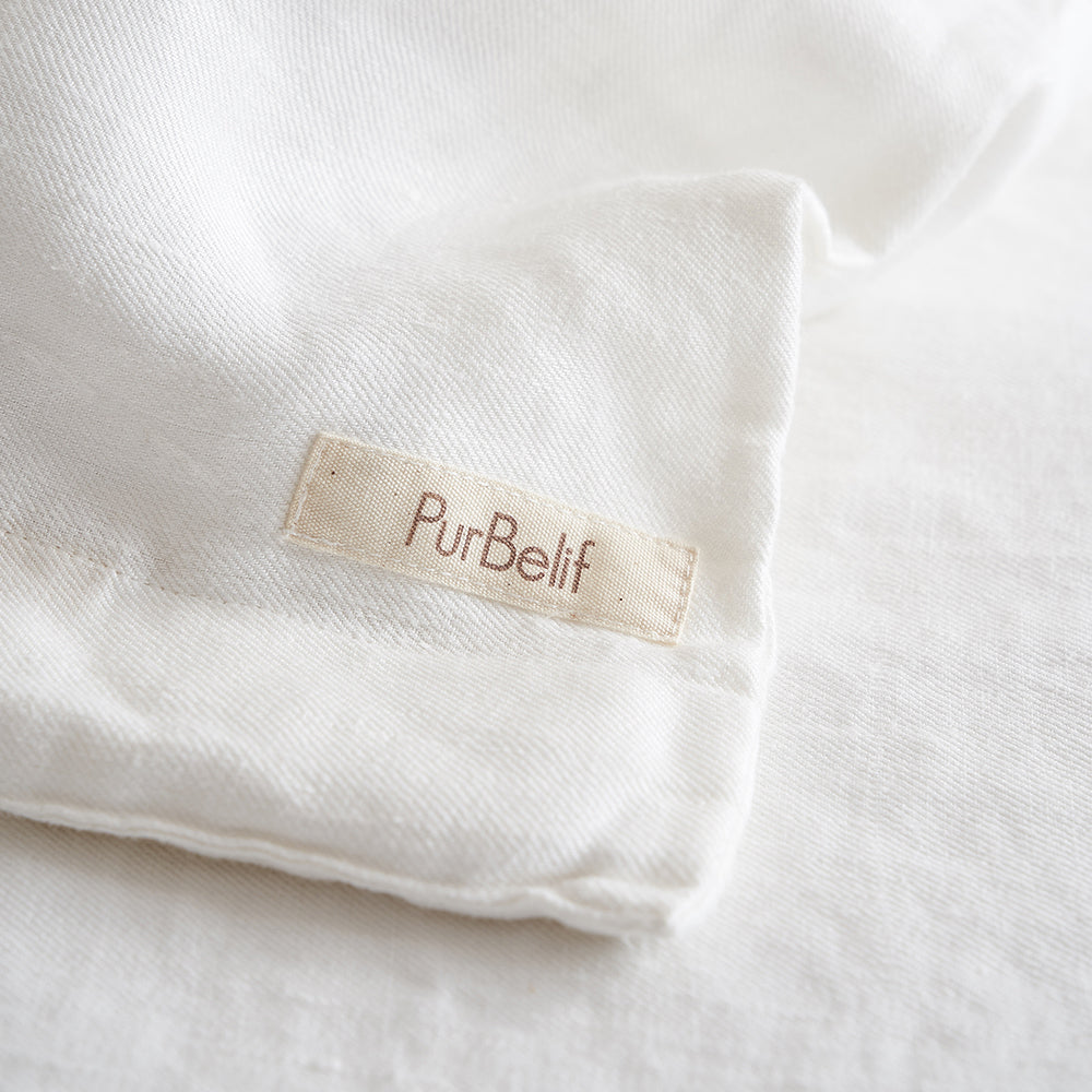 Regression Hemp Bedding Sets White