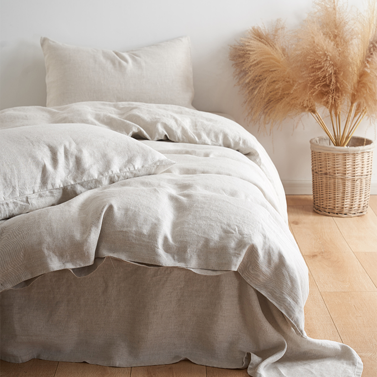 Regression Hemp Pillowcases in Natural