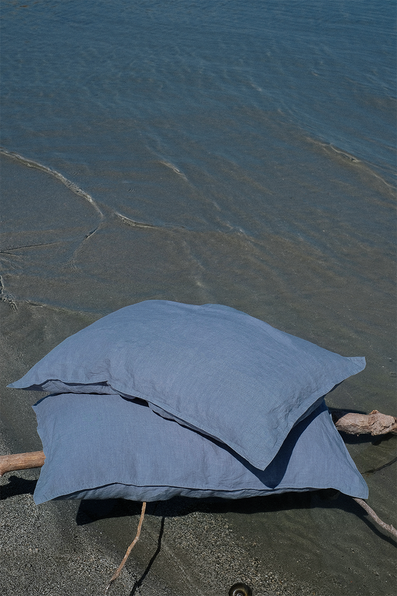 Bart Yarn-dyed Linen Duvet cover in Slate