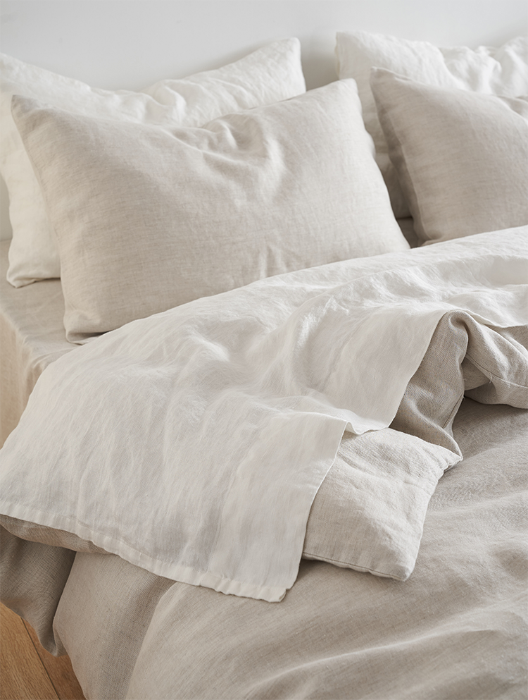 Regression Hemp Duvet cover in Natural