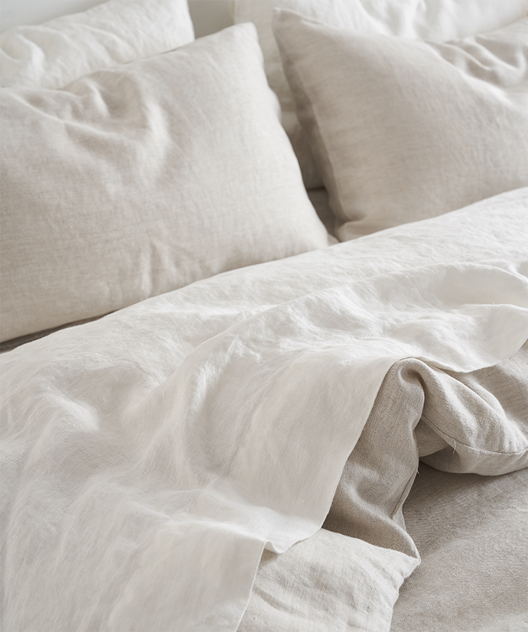 Regression Hemp Duvet cover in Natural