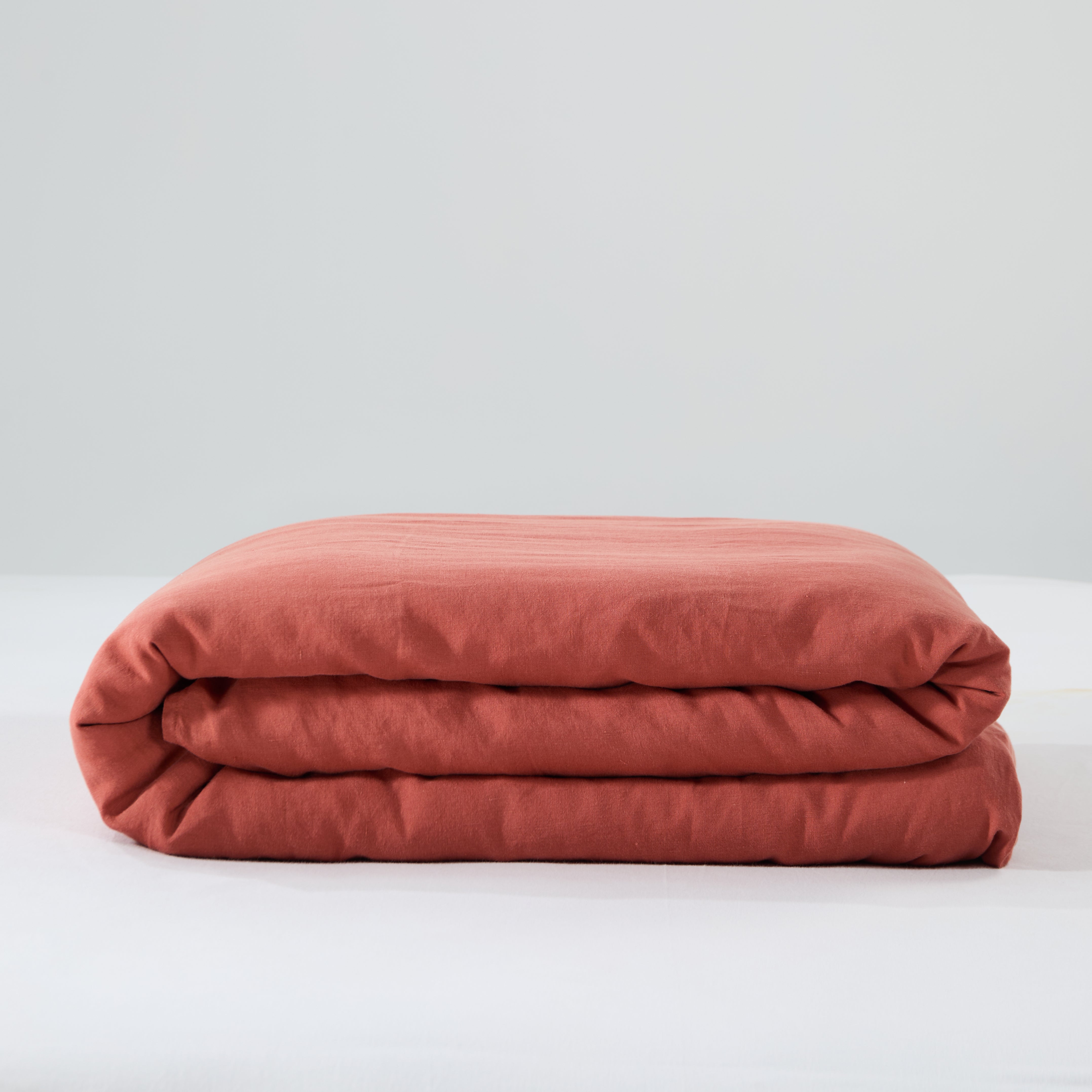 Bart Yarn-dyed Linen Duvet cover in Maple