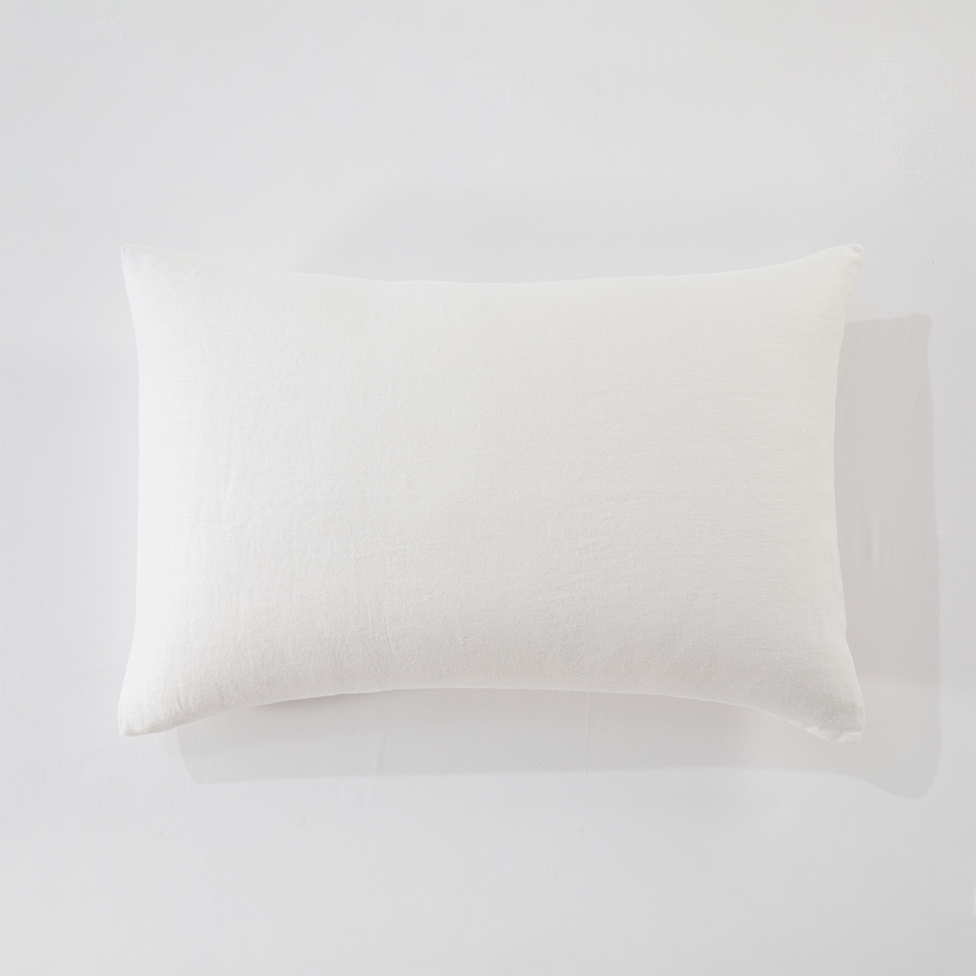 Regression Hemp Pillowcases in Off White