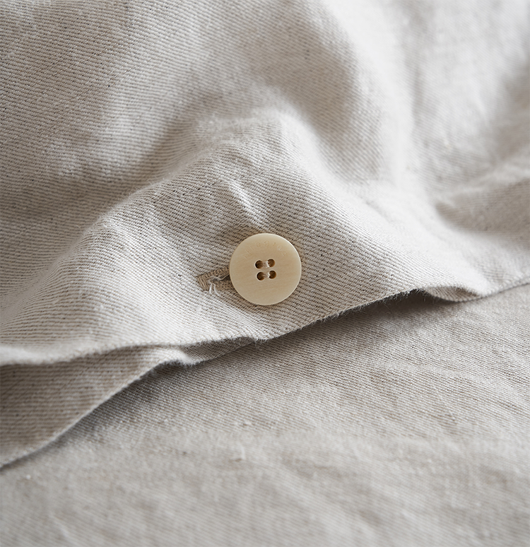 Regression Hemp Duvet cover in Natural