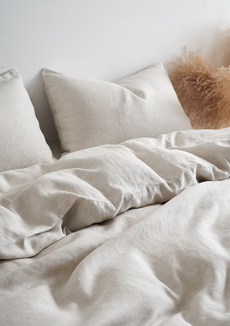 Regression Hemp Duvet cover in Natural