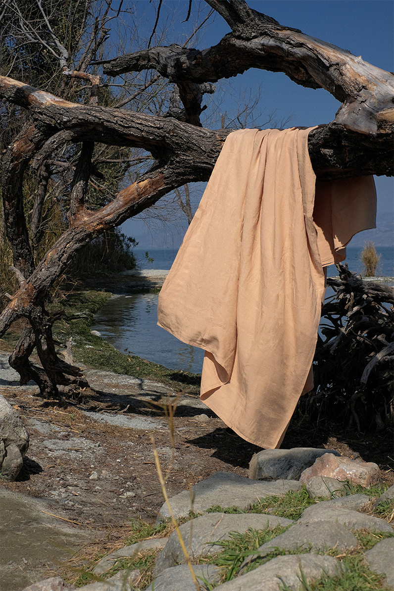 Bart Yarn-dyed Linen Duvet cover in Sand