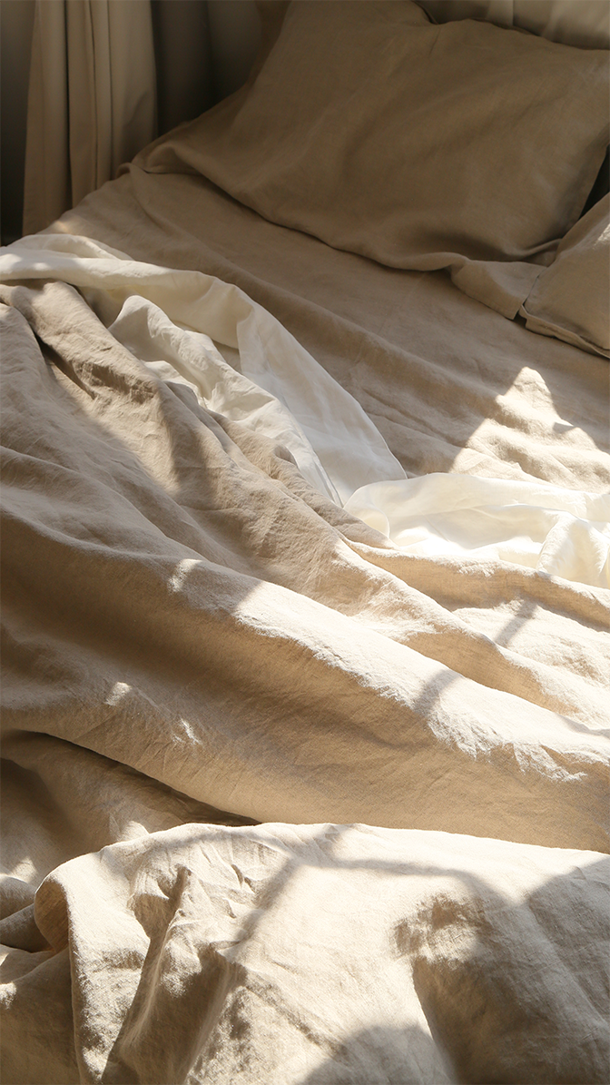 Bart Linen Duvet cover in Natural