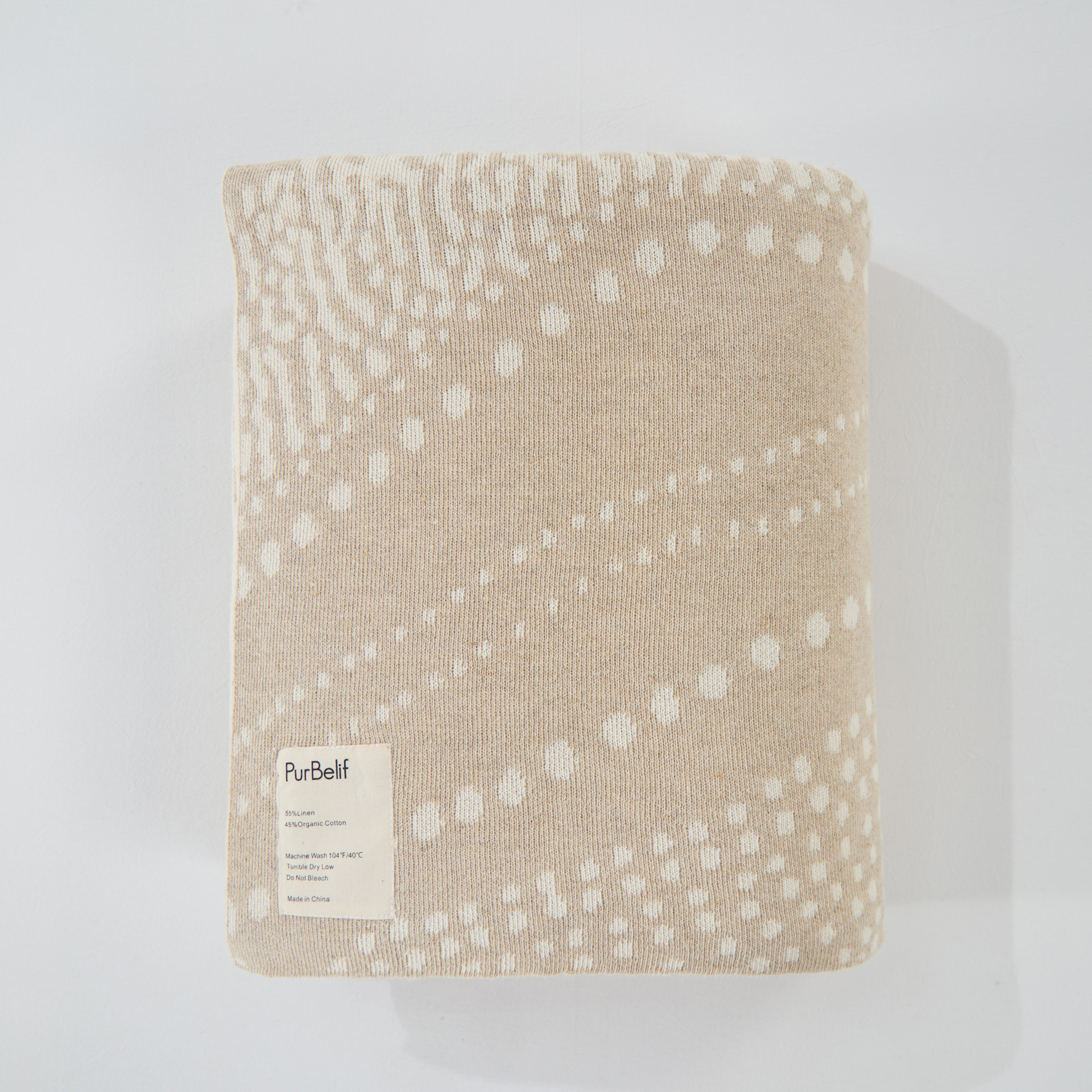 Gaia Hemp Throw in Wave