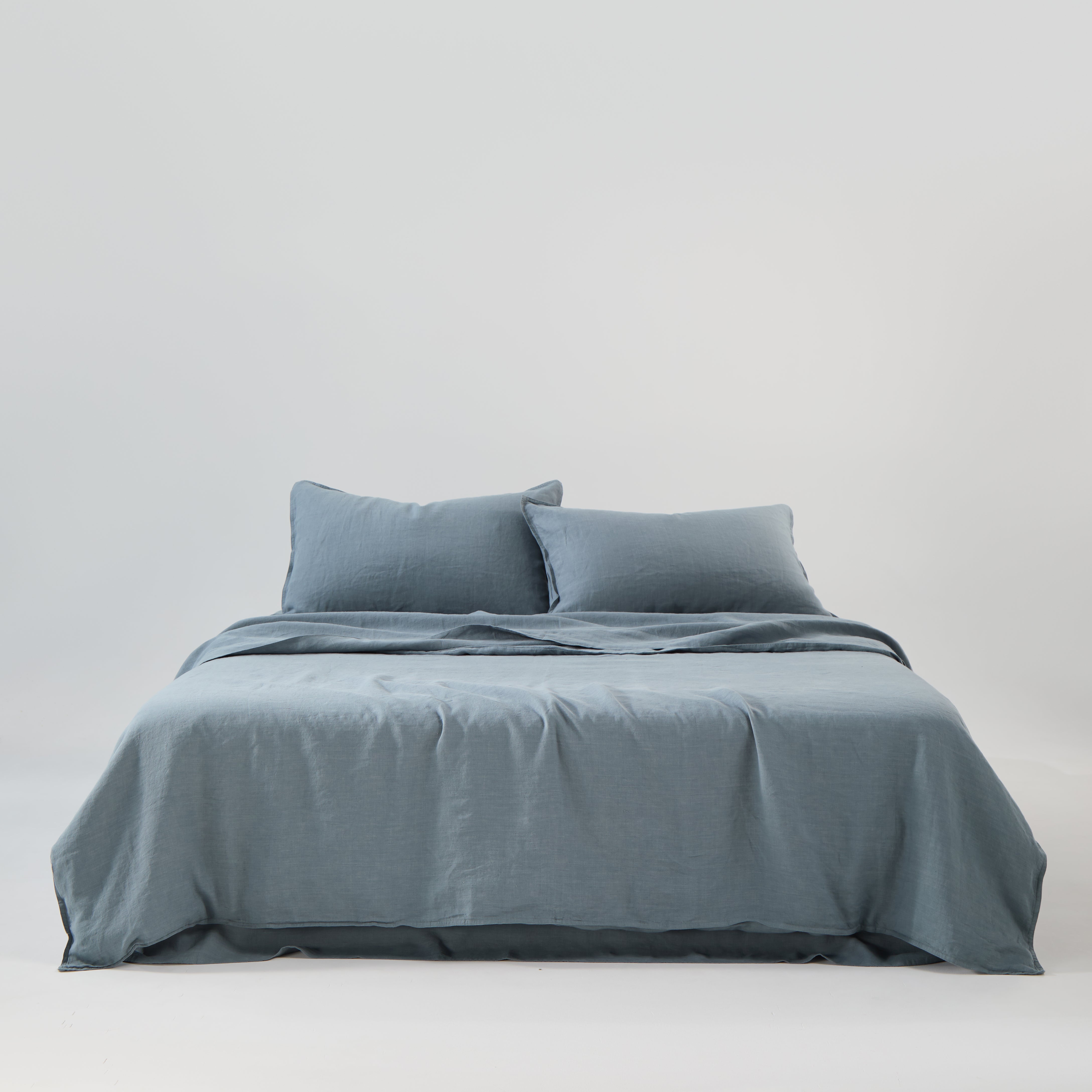 Bart Yarn-dyed Linen Duvet cover in Slate