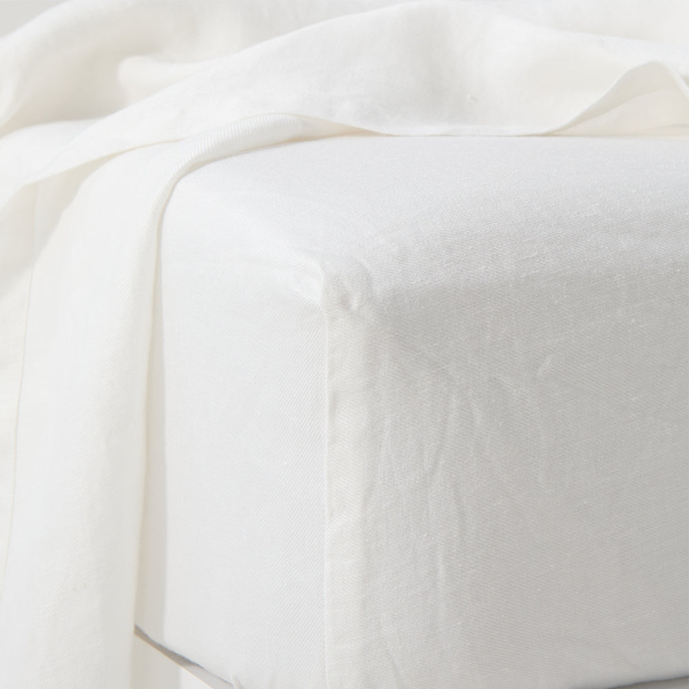 Regression Hemp Bedding Sets White